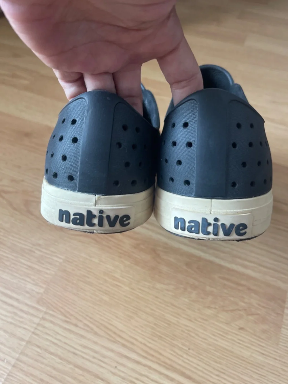 Native Men’s Black Jefferson Shoes / Slip On Sandals Size 13